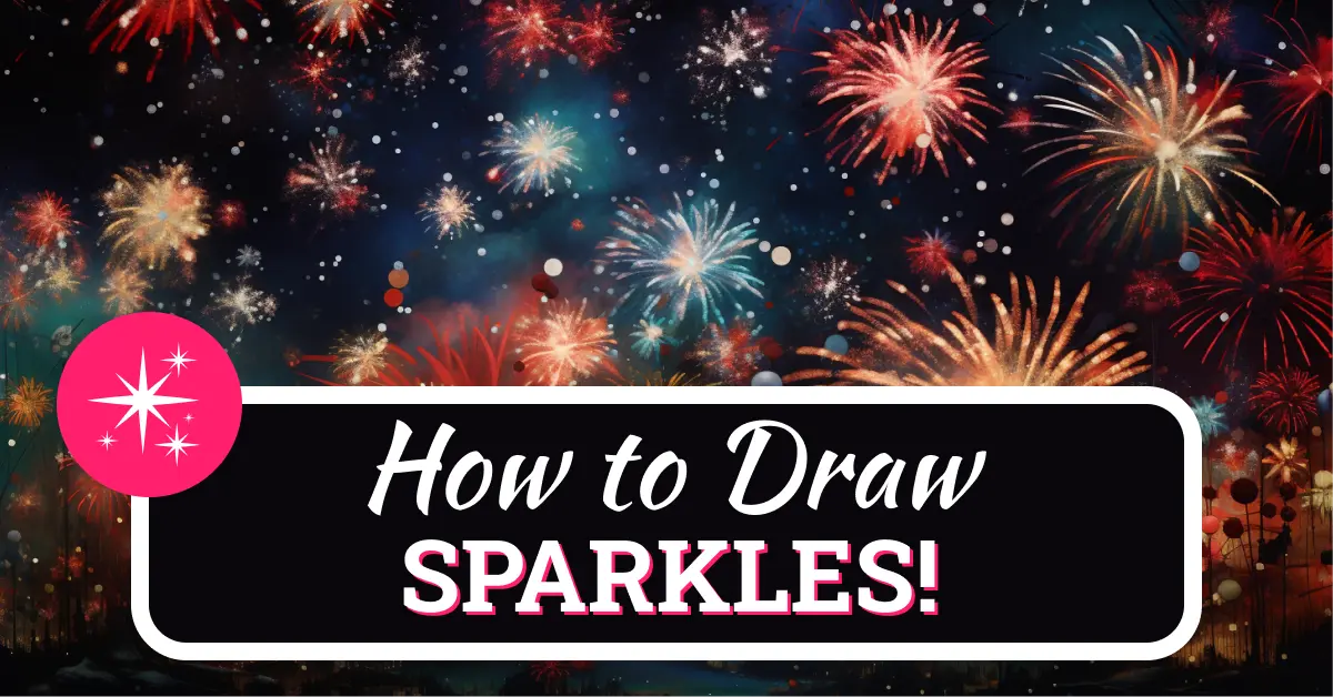 How To Draw Sparkles Step By Step 5 Easy Steps!